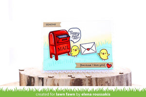 Lawn Fawn - LOVE LETTERS - Clear STAMPS - Hallmark Scrapbook - 14