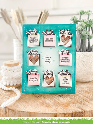Lawn Fawn - LOVE POEMS - Clear Stamp Set