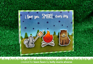 Lawn Fawn - Love You S'more - LAWN CUTS DIES 14 pc - Hallmark Scrapbook - 4