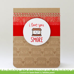 Lawn Fawn - Love You S'more - CLEAR STAMPS 34 pc - Hallmark Scrapbook - 3