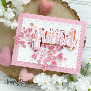 Honey Bee - Lovely Layers HEART VINE - Die set