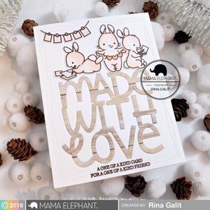 Mama Elephant - MADE WITH LOVE - Creative Cuts Dies - 20% OFF!