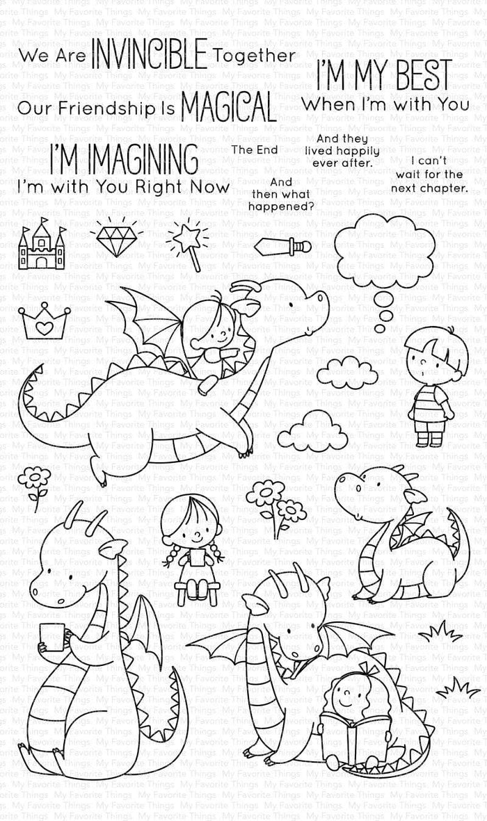 My Favorite Things - MAGICAL FRIENDS - Clear Stamps Set