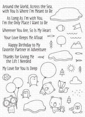 My Favorite Things - PARTNERS IN ADVENTURE- Clear Stamps - 40% OFF!