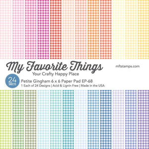 My Favorite Things - PETITE GINGHAM Paper Pack 6x6 - 24 sheets