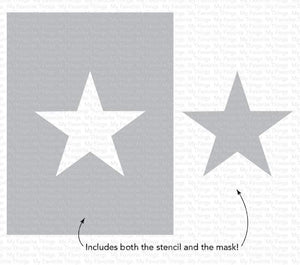 My Favorite Things - STAR Extraordinaire - Stencil - 20% OFF!