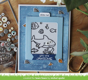 Lawn Fawn - DUH-NUH - Clear Stamps Set - Shark