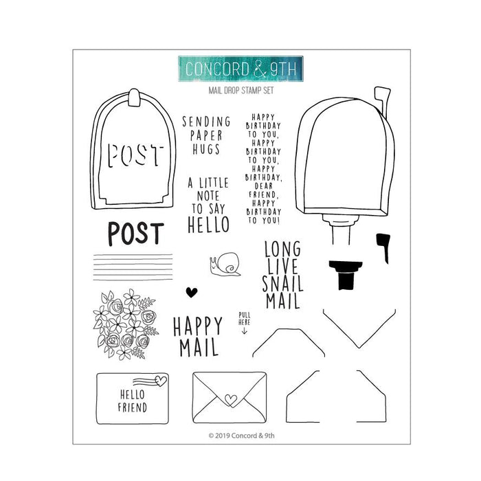 Concord & 9th - MAIL DROP - Stamps Set