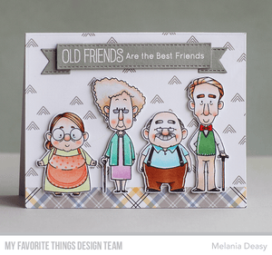 My Favorite Things - OLD FRIENDS - Clear Stamps Set
