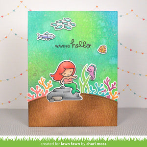 Lawn Fawn - MERMAID FOR YOU - Stamps set - Hallmark Scrapbook - 1