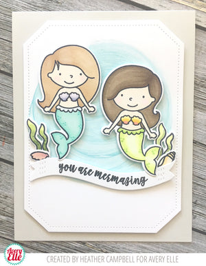 Avery Elle - MERMAIDS - Clear Stamps