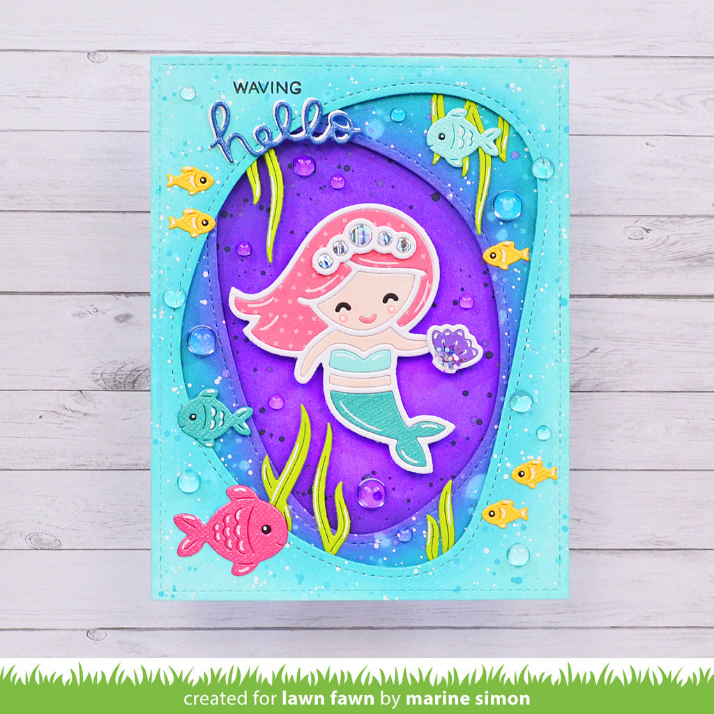 Lawn Fawn - MERMAZING MERMAID - Dies Set – Hallmark Scrapbook lawn-fawn-mermazing-mermaid-dies-set-hallmark-scrapbook