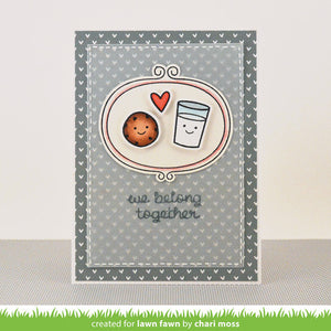Lawn Fawn - Milk and Cookies - LAWN CUTS dies 9 pc - Hallmark Scrapbook - 4