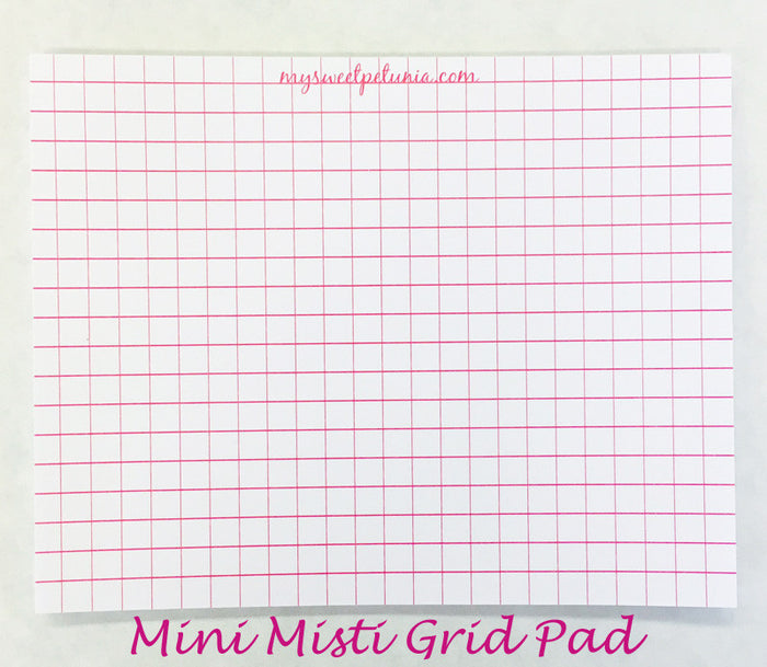 Misti GRID PAPER PAD for MINI Misti Stamp Positioner Tool – Hallmark  Scrapbook