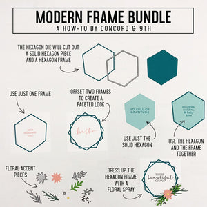 Concord & 9th - MODERN FRAMES - Stamps Set