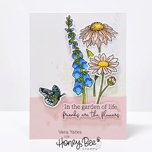Honey Bee - MY FAVORITE FLOWER Sentiments - Dies Set