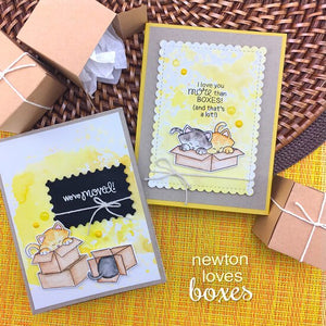 Newton's Nook Designs - NEWTON LOVES BOXES Clear Stamps Set - 20% OFF!