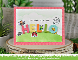 Lawn Fawn - OLIVER'S STITCHED ABC's - Die Set