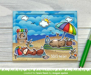Lawn Fawn - On the Beach - Stamp Set