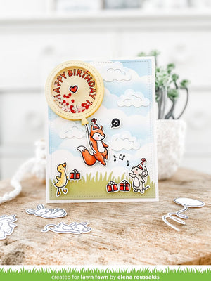 Lawn Fawn - Reveal Wheel CIRCLE SENTIMENTS - Stamps Set