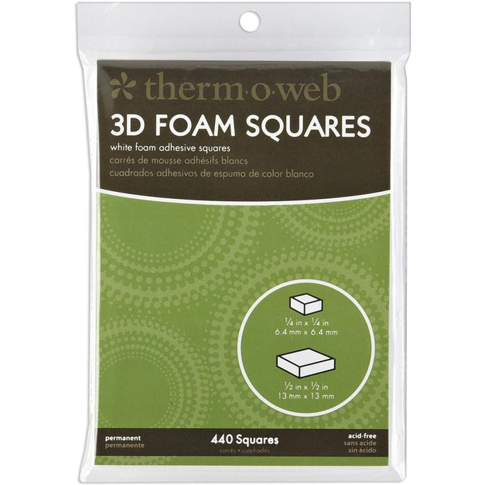 Thermo Web FOAM SQUARES Combo Pak 440 pc Dimensionals Adhesive