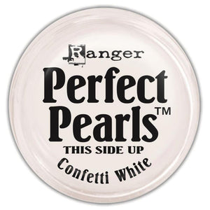 Perfect Pearls Pigment Powder - CONFETTI WHITE - Hallmark Scrapbook