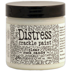 Tim Holtz Ranger Distress Crackle Paint - CLEAR ROCK CANDY - Hallmark Scrapbook - 1