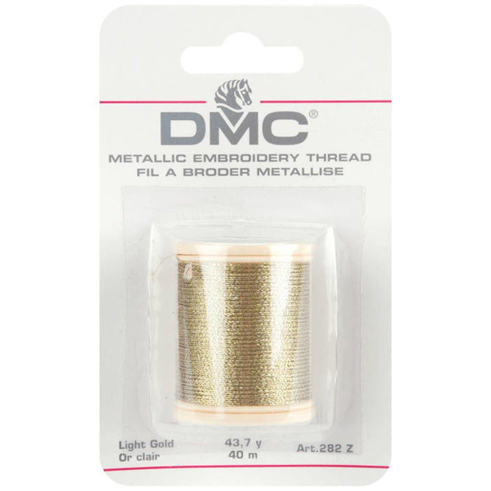 DMC - Metallic Embroidery Thread - LIGHT GOLD