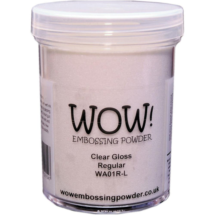 WOW! - CLEAR GLOSS Embossing Powder, Large Jar 160ml (5.33oz)