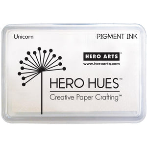 Hero Arts Pigment Ink - UNICORN (white) - Hallmark Scrapbook
