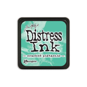 Tim Holtz Ranger Distress MINI Ink Pad - Cracked Pistachio - Hallmark Scrapbook - 1