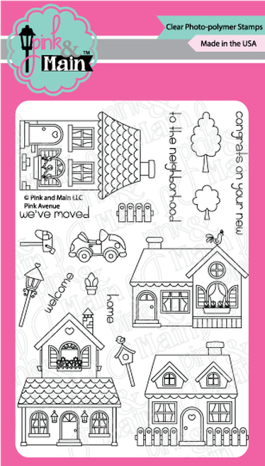 Pink & Main - PINK AVENUE - Stamps Set