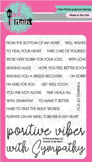 Pink & Main - FOREVER IN MY HEART - Stamps Set