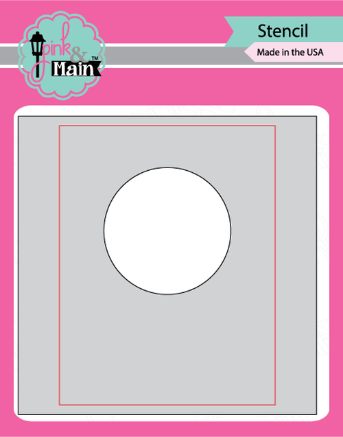 Pink and Main Mask It Circle Stencil