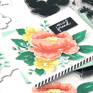 Concord & 9th - PAINTED PEONY - Stamps Set