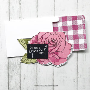 Concord & 9th - PAINTED ROSE Clear Stamps and Dies BUNDLE set