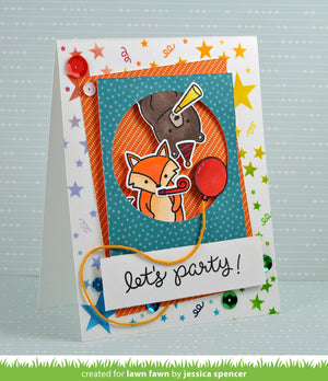 Lawn Fawn - Party Animal - CLEAR STAMPS 29pc - Hallmark Scrapbook - 3