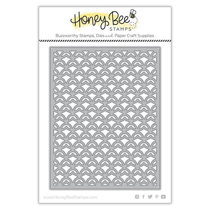 Honey Bee Stamps - PINEAPPLE LATTICE Cover Plate TOP - Die