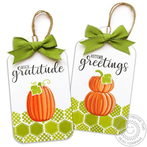 Sunny Studio - PRETTY PUMPKINS - Stamps Set