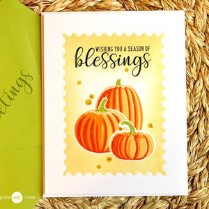 Sunny Studio - PRETTY PUMPKINS - Stamps Set