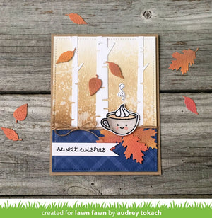 Lawn Fawn - PUMPKIN SPICE - Clear Stamps Set *