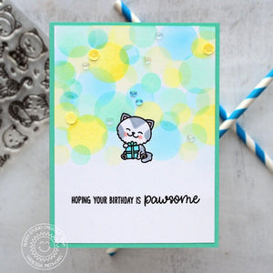 Sunny Studio - PURRFECT BIRTHDAY - Stamps Set