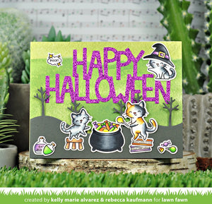 Lawn Fawn - PURRFECTLY WICKED ADD-ON - Dies set