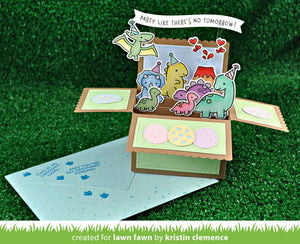 Lawn Fawn - RAWRSOME - Clear Stamps Set