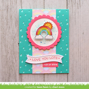 Lawn Fawn - RAIN OR SHINE Before 'n Afters - Clear Stamps Set - 20% OFF!