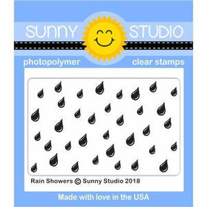 Sunny Studio - RAIN SHOWERS - Stamp