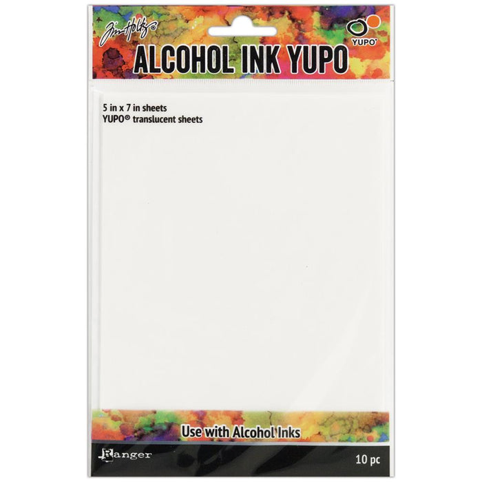 Ranger - Tim Holtz Alcohol Ink Translucent YUPO PAPER - 10 Sheets