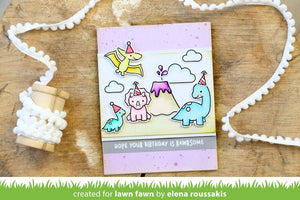 Lawn Fawn - RAWRSOME - Clear Stamps Set