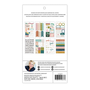Heidi Swapp - STICKER BOOK - Care Free Collection (262 pc) - 75% OFF!