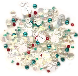 Buttons Galore and More - Sparkletz - FROSTY FRIENDS